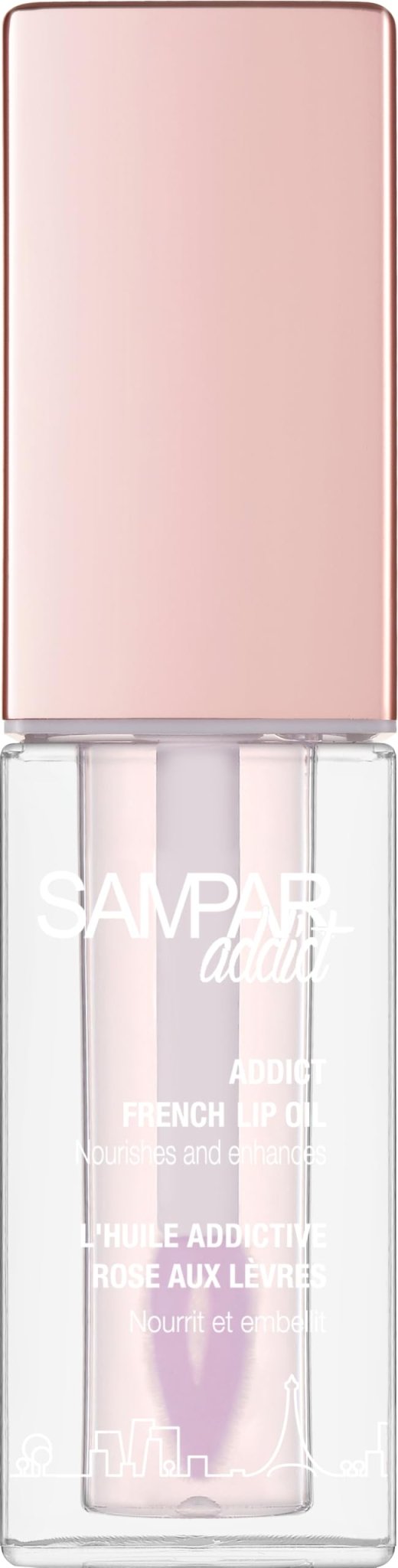 Sampar Addict French Oil with Sponge Applicator - Korean Beauty Perfect for Lip Oils & Glosses | Rosehip, Rare Beauty Tinted Lip Oil, Broadway Vita-Lip Gloss, Saie Glossy Bounce, - TrustMedUSA