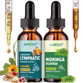 SANSICE Organic Moringa Supplement, Liquid Moringa Leaf Extract for Women & Men, Lymphatic Drainage Supplement with Echinacea for Lymph System Support - TrustMedUSA