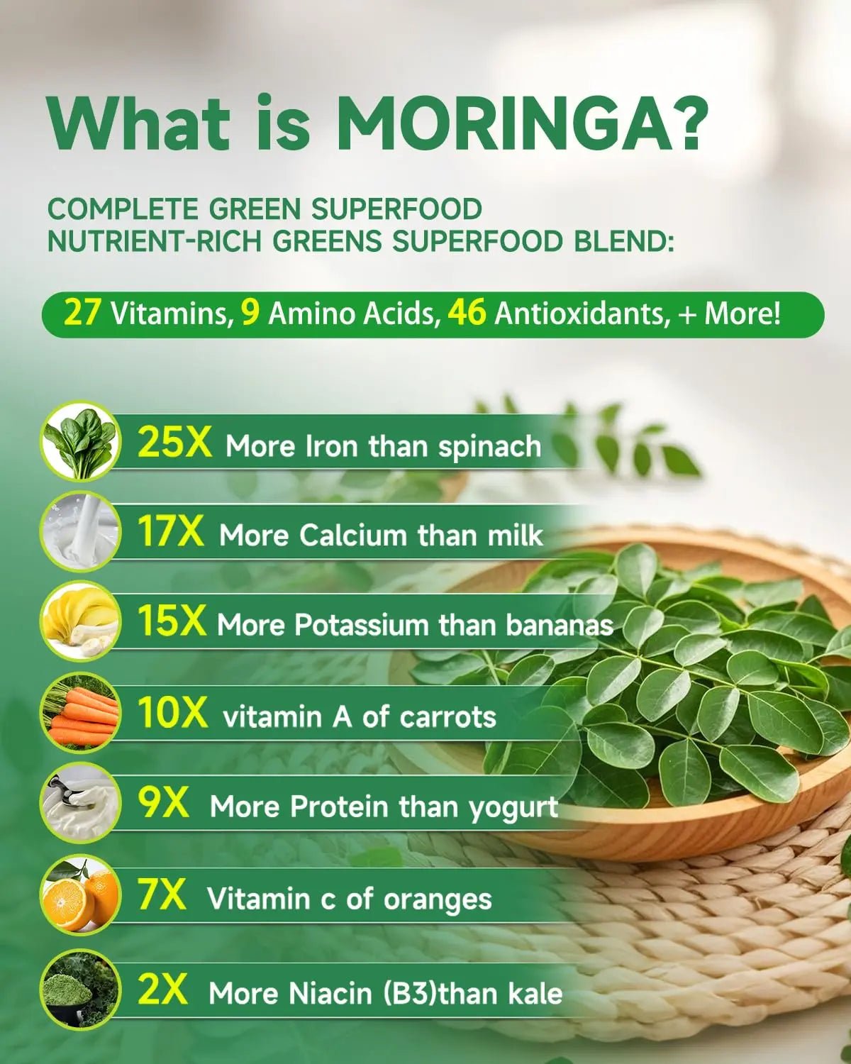 SANSICE Organic Moringa Supplement, Liquid Moringa Leaf Extract for Women & Men, Lymphatic Drainage Supplement with Echinacea for Lymph System Support - TrustMedUSA