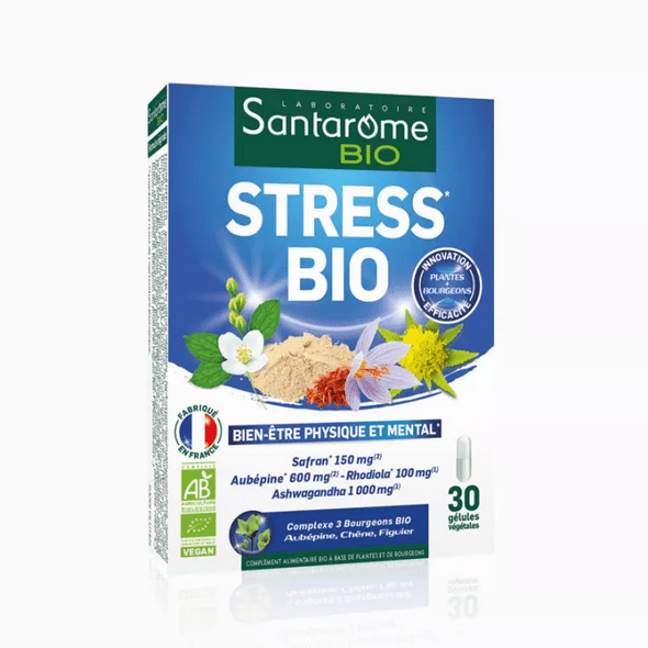 Santarome Stress Control Bio 30 Capsules - Maple Wellness Supplements