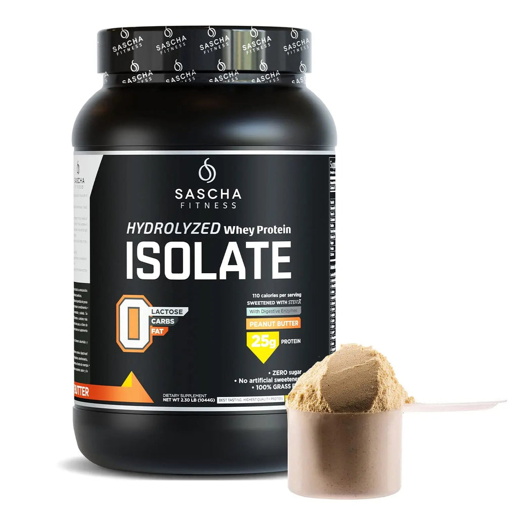 SASCHA FITNESS Hydrolyzed Whey Protein Isolate,100% Grass-Fed ,2.3 Pounds - TrustMedUSA