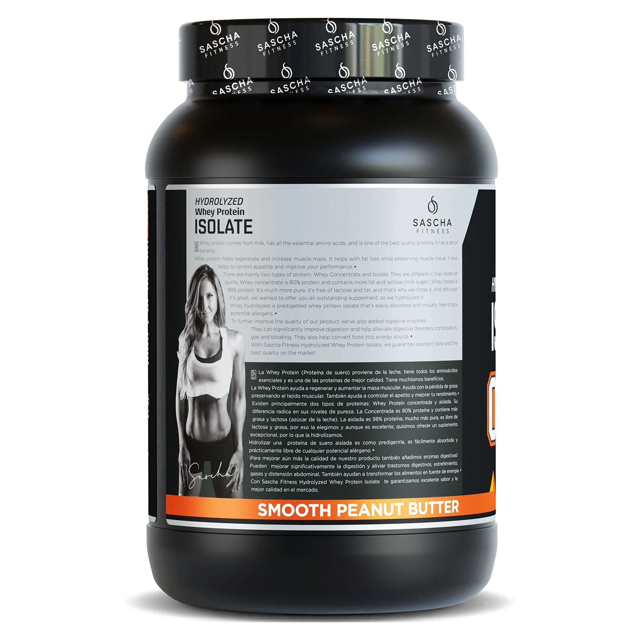 SASCHA FITNESS Hydrolyzed Whey Protein Isolate,100% Grass-Fed ,2.3 Pounds - TrustMedUSA