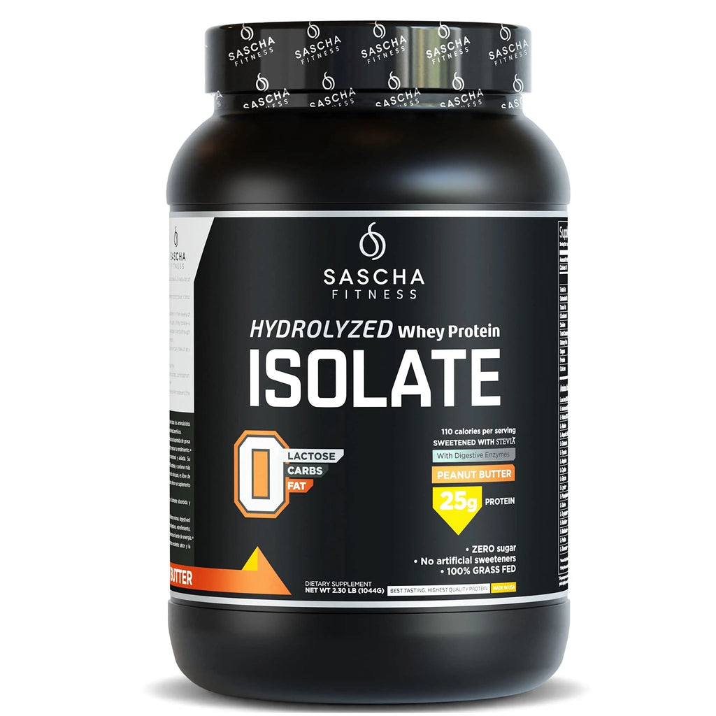 SASCHA FITNESS Hydrolyzed Whey Protein Isolate,100% Grass-Fed ,2.3 Pounds - TrustMedUSA