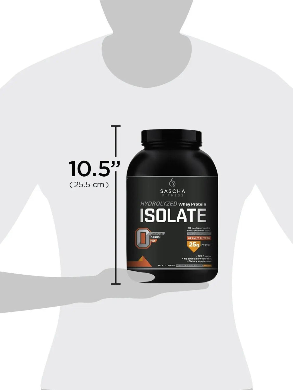 SASCHA FITNESS Hydrolyzed Whey Protein Isolate,100% Grass-Fed ,2.3 Pounds - TrustMedUSA