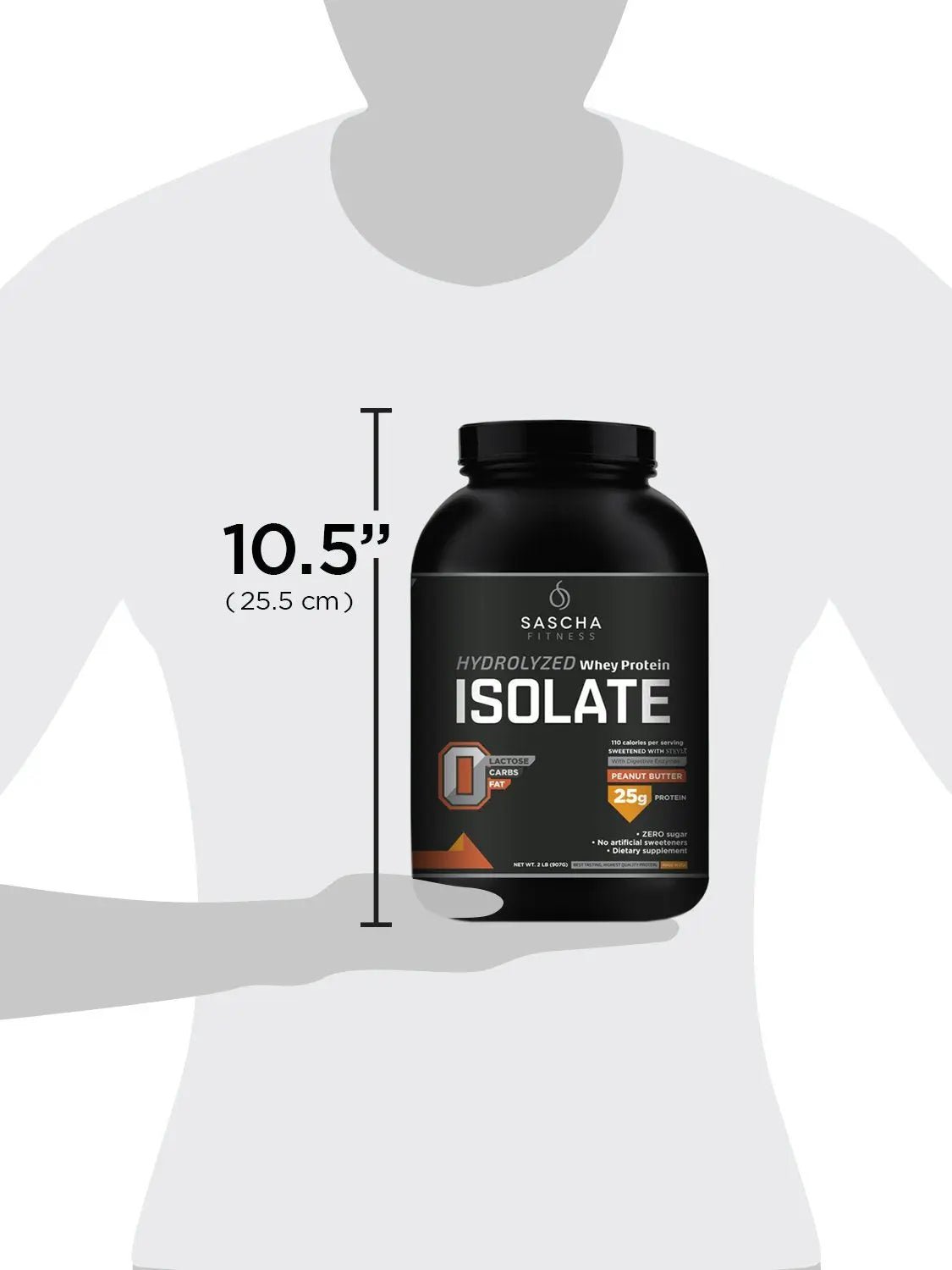 SASCHA FITNESS Hydrolyzed Whey Protein Isolate,100% Grass-Fed ,2.3 Pounds - TrustMedUSA