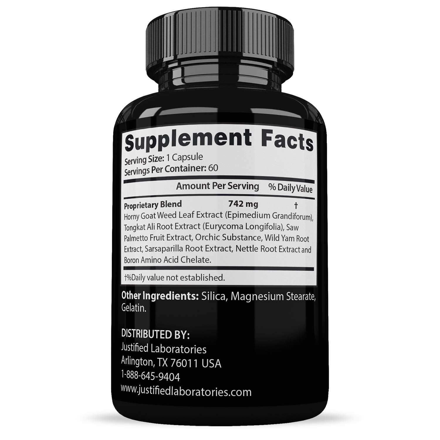 Savage Grow 742MG All Natural Advanced Men's Health Formula 60 Capsules - TrustMedUSA