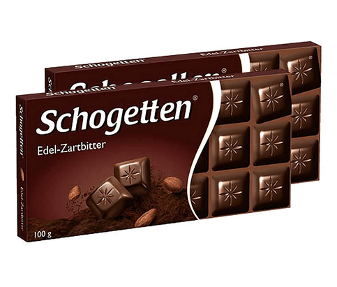 Schogetten Dark Chocolate Bar Candy Original German Chocolate 100G/3.52Oz - TrustMedUSA