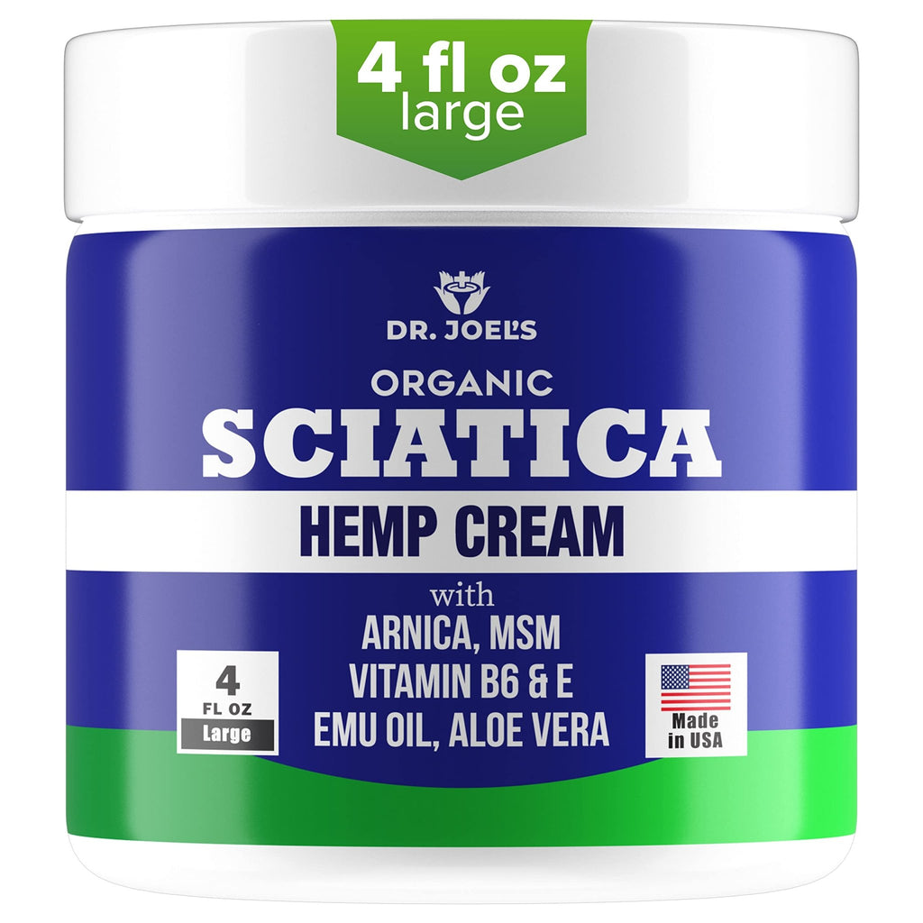 Sciatica Cream - Premium Sciatica Cream - Fast Absorption & Maximum Relief - 4 oz Large Value Pack - Made in The USA - TrustMedUSA