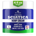 Sciatica Cream - Premium Sciatica Cream - Fast Absorption & Maximum Relief - 4 oz Large Value Pack - Made in The USA - TrustMedUSA