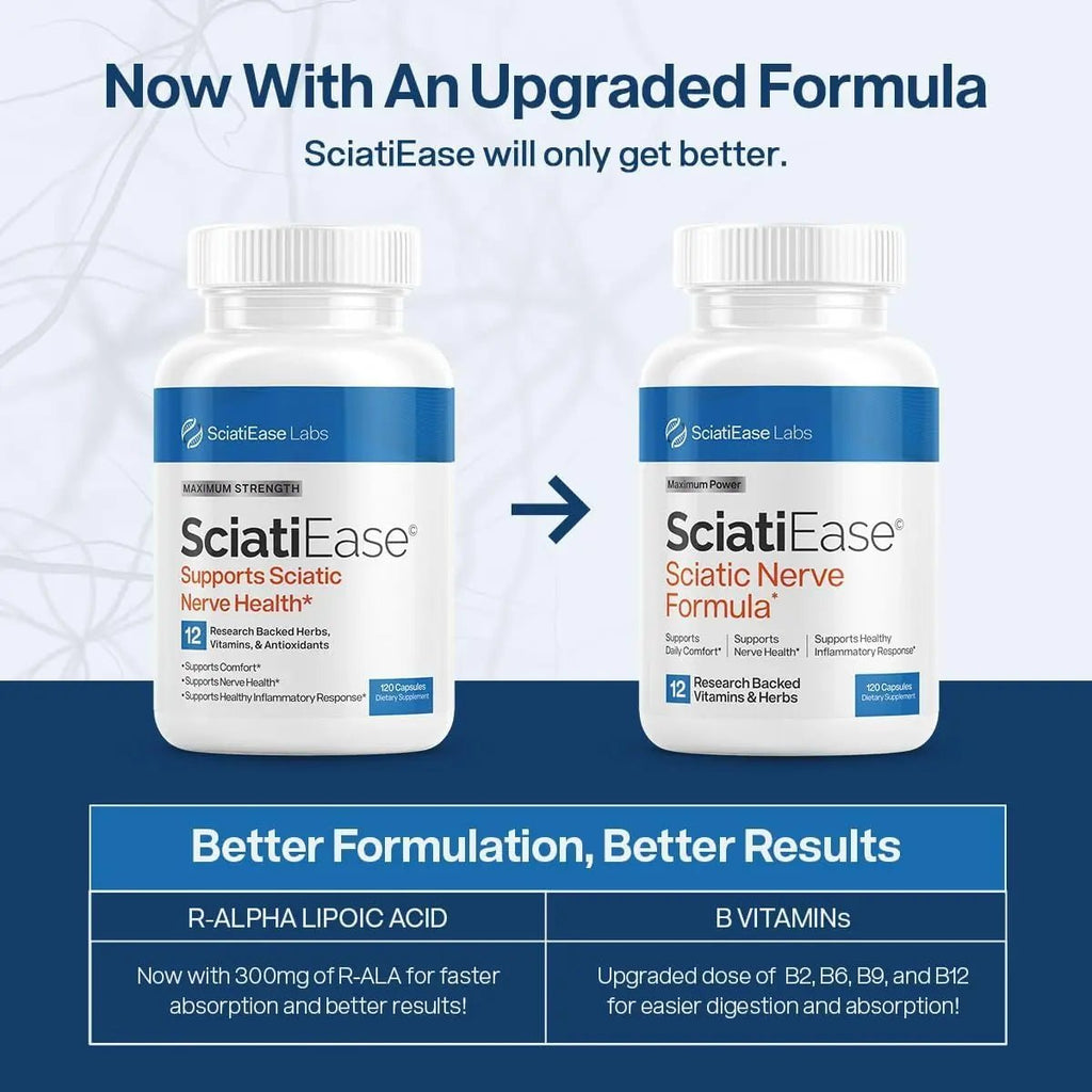SciatiEase Sciatic Nerve Health Support Sciatic Nerve Supplement - TrustMedUSA