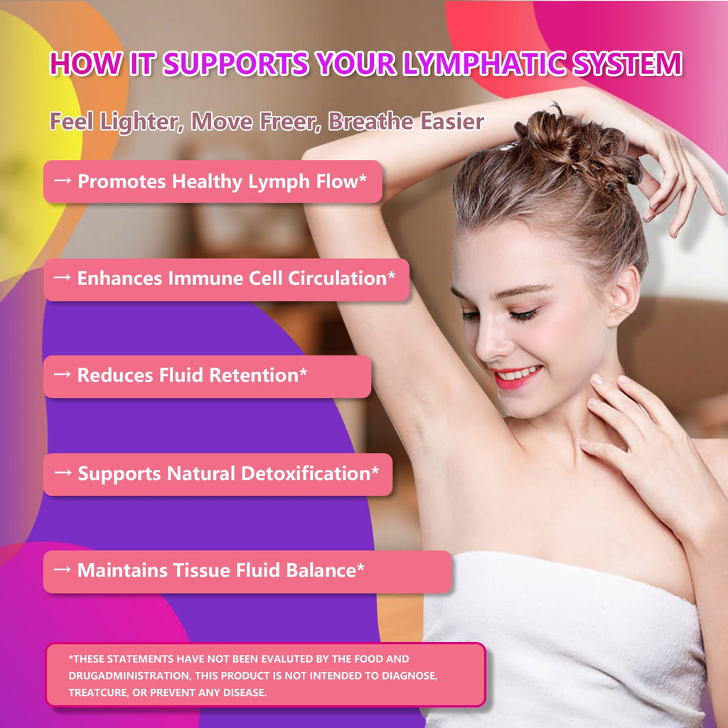 Scibalia Liposomal Lymphatic Drainage Drops, 11-in-1 Organic Lymphatic Support with Red Clover Echinacea Elderberry Burdock Root for Lymph Cleanse Immune Support & Daily Detox Vegan Non-GMO - TrustMedUSA