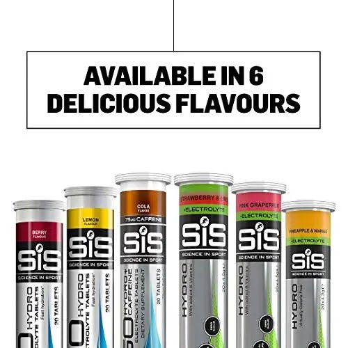 Science In Sport Hydro Hydration Tablets, Gluten-Free, Zero Sugar, Pink Grapefruit - TrustMedUSA