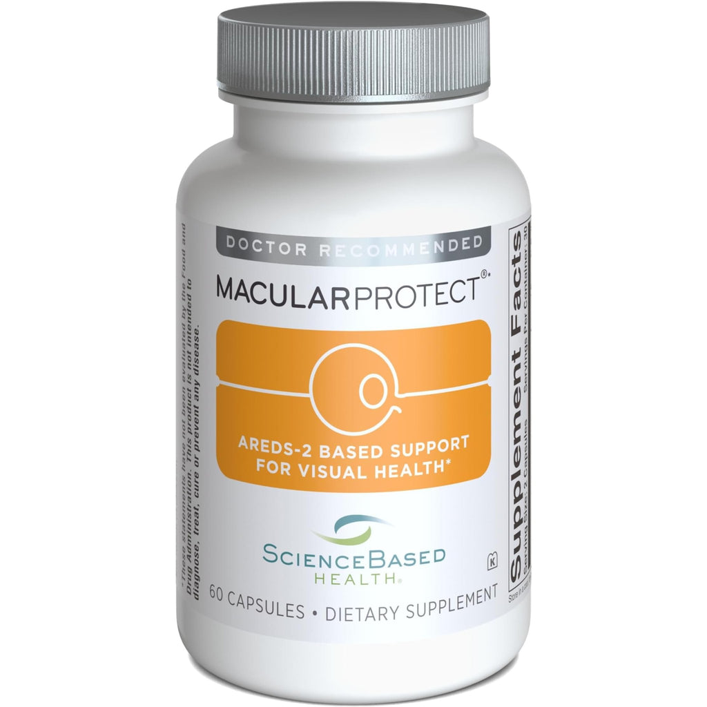 ScienceBased Health MacularProtect AREDS 2 Formula – Eye Health Vitamin & Mineral Supplement with Lutein, Zeaxanthin & B Vitamins for Macular & Vision Support – 60 Capsules - TrustMedUSA