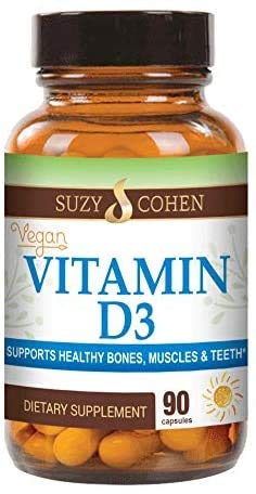 Script Essentials Vegan Vitamin D3 5,000 IU for Healthy Muscle Function, Bone Health, and Immune Support - Non-GMO, Gluten Free and Kosher Certified - 90 Servings - TrustMedUSA
