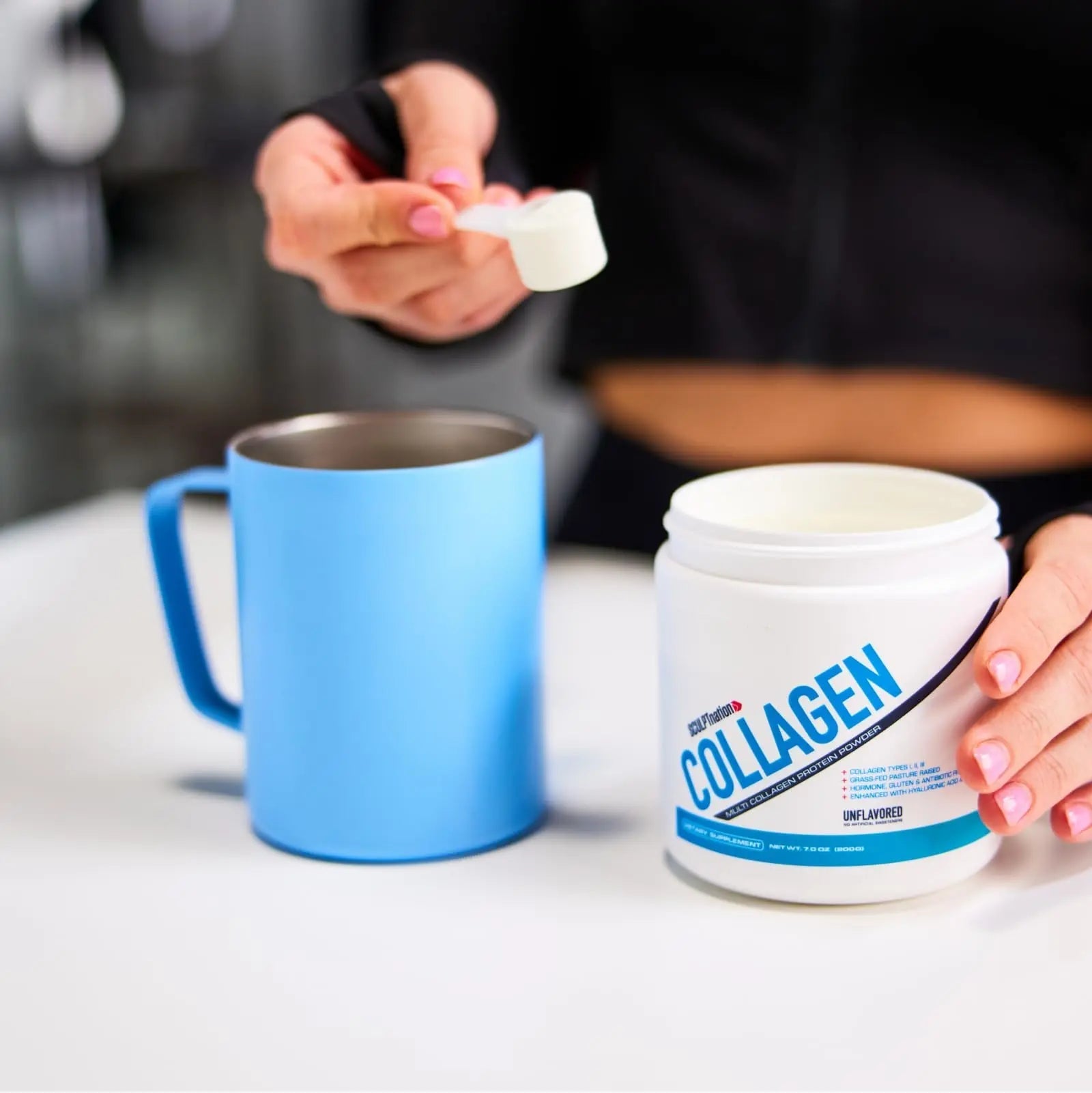 Sculpt Nation by V Shred Collagen Peptides Powder - Types I, II, and III Collagen Plus - TrustMedUSA
