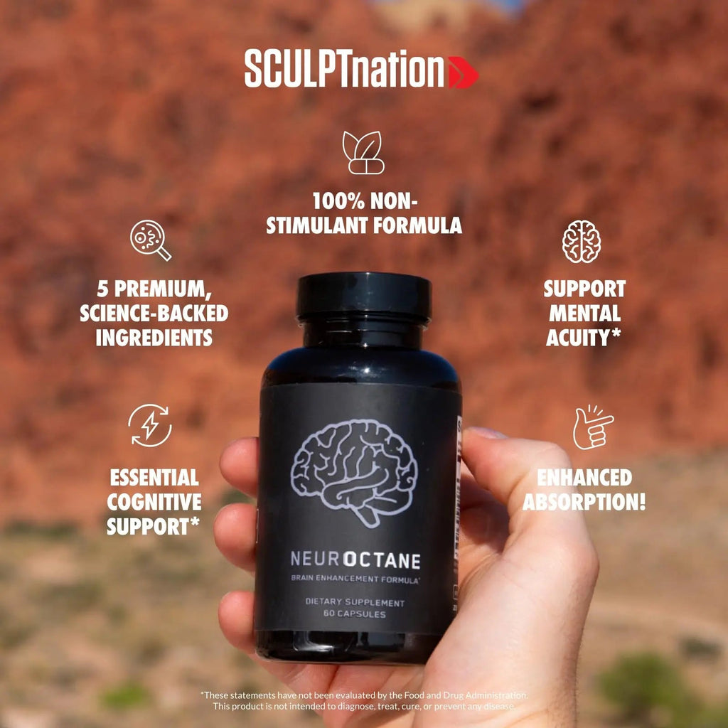 Sculpt Nation by V Shred Neuroctane Nootropic Brain Supplement for Concentration - TrustMedUSA