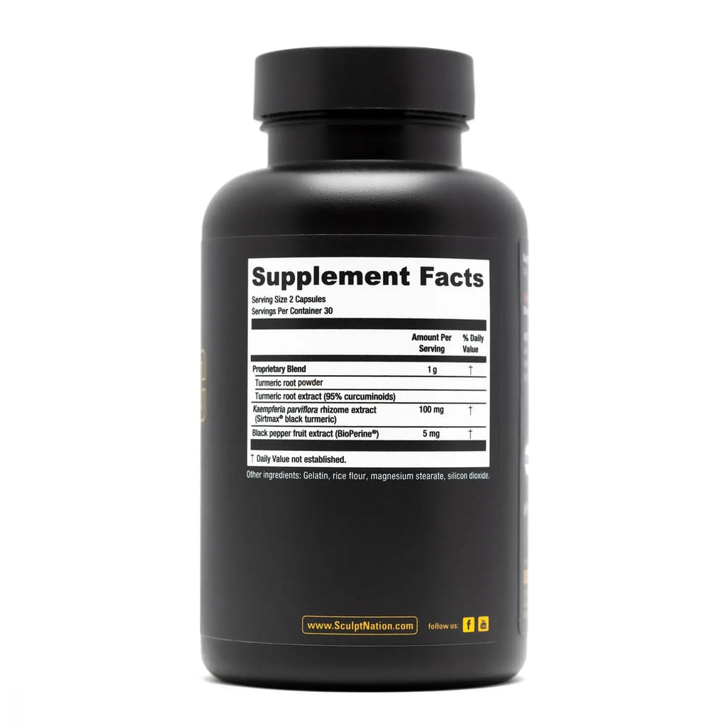 Sculpt Nation by V Shred Powerful Turmeric Supplement - Turmeric Curcumin - TrustMedUSA