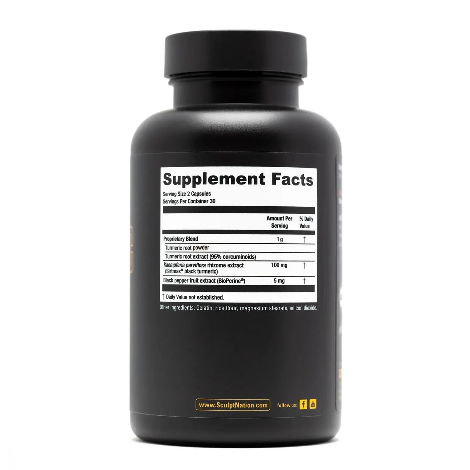 Sculpt Nation by V Shred Powerful Turmeric Supplement - Turmeric Curcumin - TrustMedUSA
