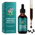 SDJUFEI 21-in-1 Lymphatic Drainage Drops， Lymphatic Support Liquid Drops with Turmeric, Echinacea, Elderberry & Dandelion, for Women & Men, 2 fl oz - Maple Wellness Supplements