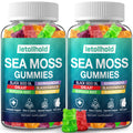 Sea Moss Gummies - Irish Sea Moss Gummies Advanced for Adults with Ashwagandha Bladderwrack & Burdock Root for Supports Immune，Energy - 60 Vegan Gummy,2PCS - TrustMedUSA