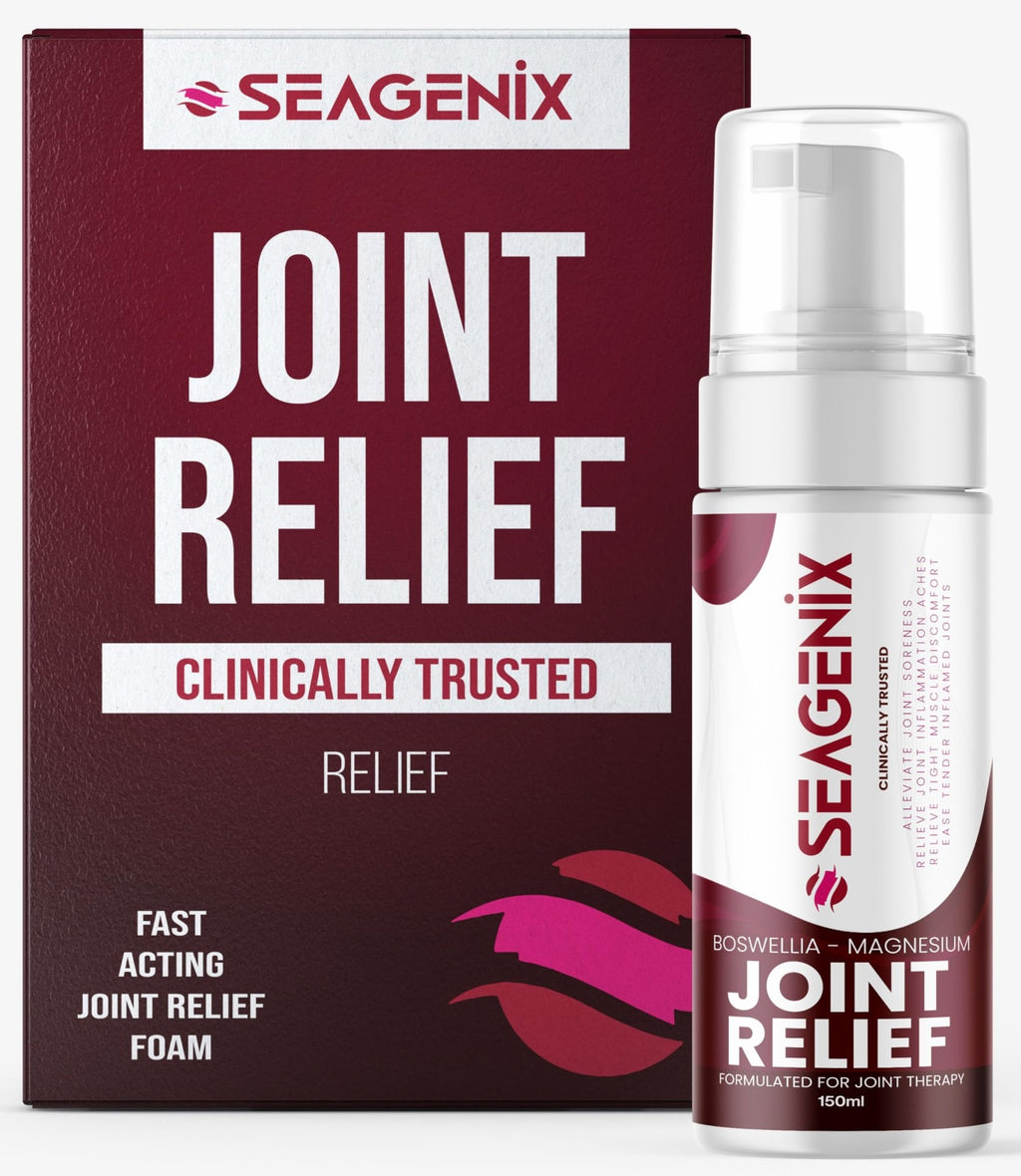 Seagenix Extra Strength Joint Relief Foam – Next Generation Fast-Acting Magnesium Formula for Joint Stiffness & Mobility Support – Engineered to Outperform Legacy Foams - TrustMedUSA