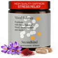 SecondKind Anxiety & Stress Relief Supplement – Saffron & Postbiotic Supplement for Emotional Support – 1000x More Active Ingredients Than Probiotics. Made with BiomeBalance™ in the USA, 60 Capsules - TrustMedUSA
