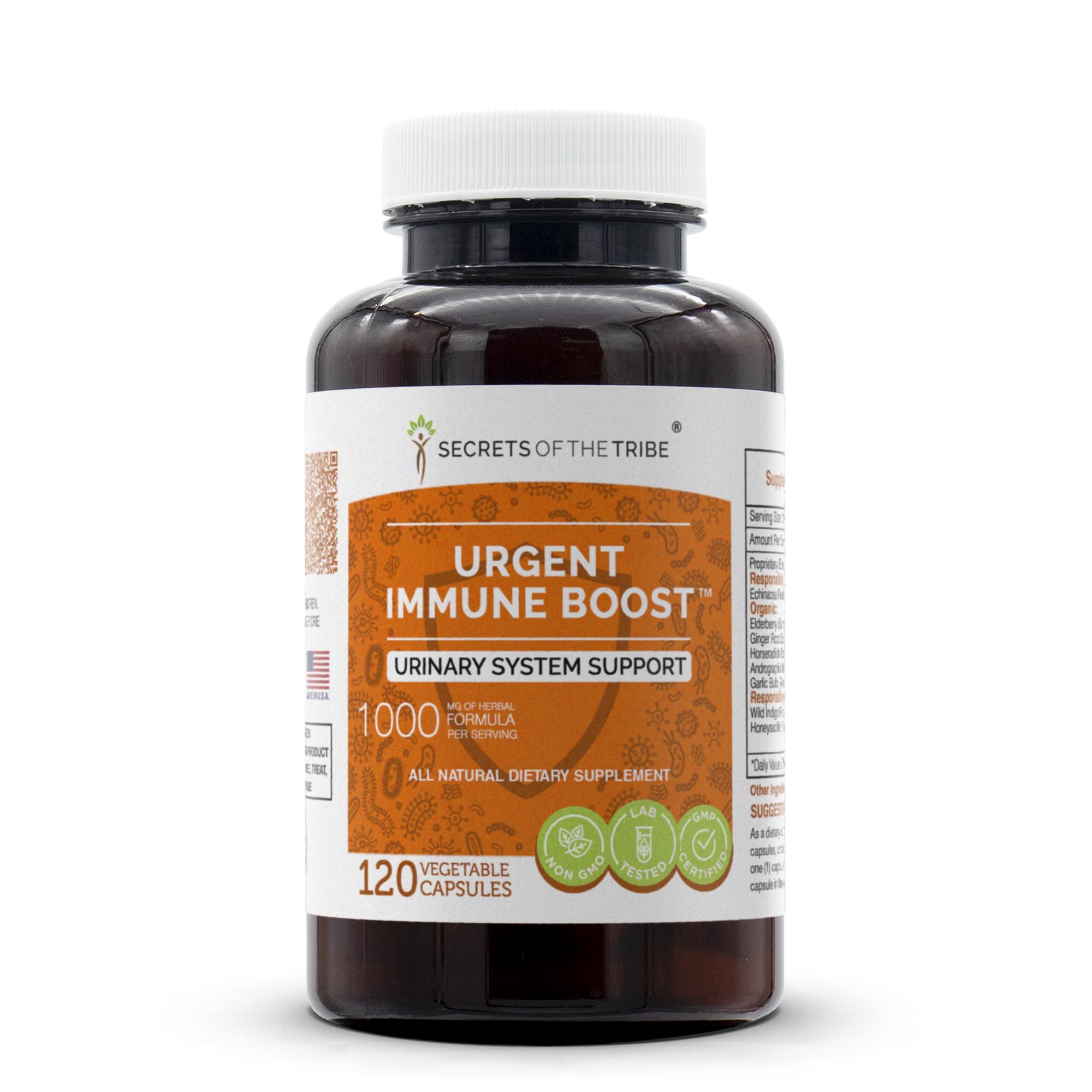 Secrets of the Tribe - Urgent Immune Boost, Immune Boost Formula, Herbal Supplement Blend (120 Capsules) - TrustMedUSA