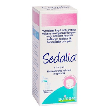 Sedalia Homeopathic syrup for nervousness and light sleep disorders, 200 ml - TrustMedUSA