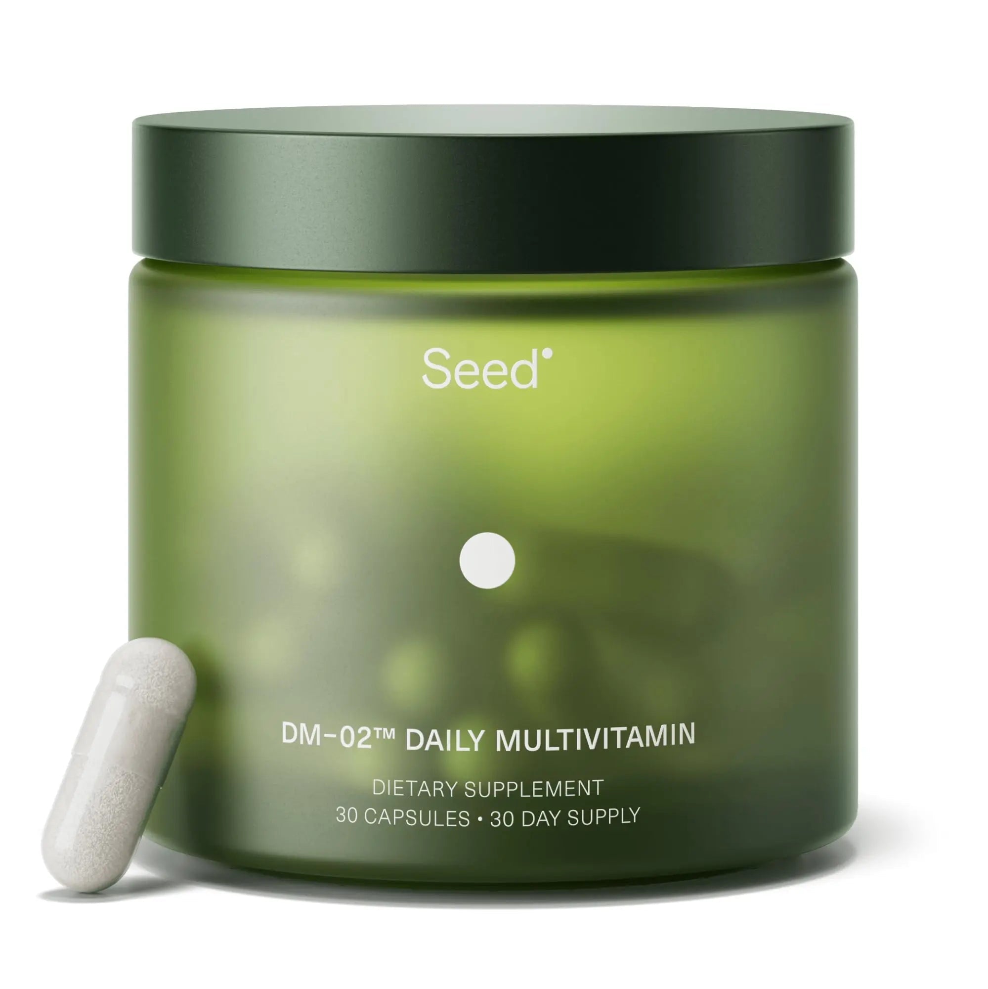 Seed DM-02 Daily Multivitamin - 100% DV Essential Vitamins and Minerals for Women & Men - Helps Fill Daily Nutrient Gaps - Immune, Bone, Hair, Skin & Nails Health - Vegan - 30 Capsules (30-Day Supply) - TrustMedUSA