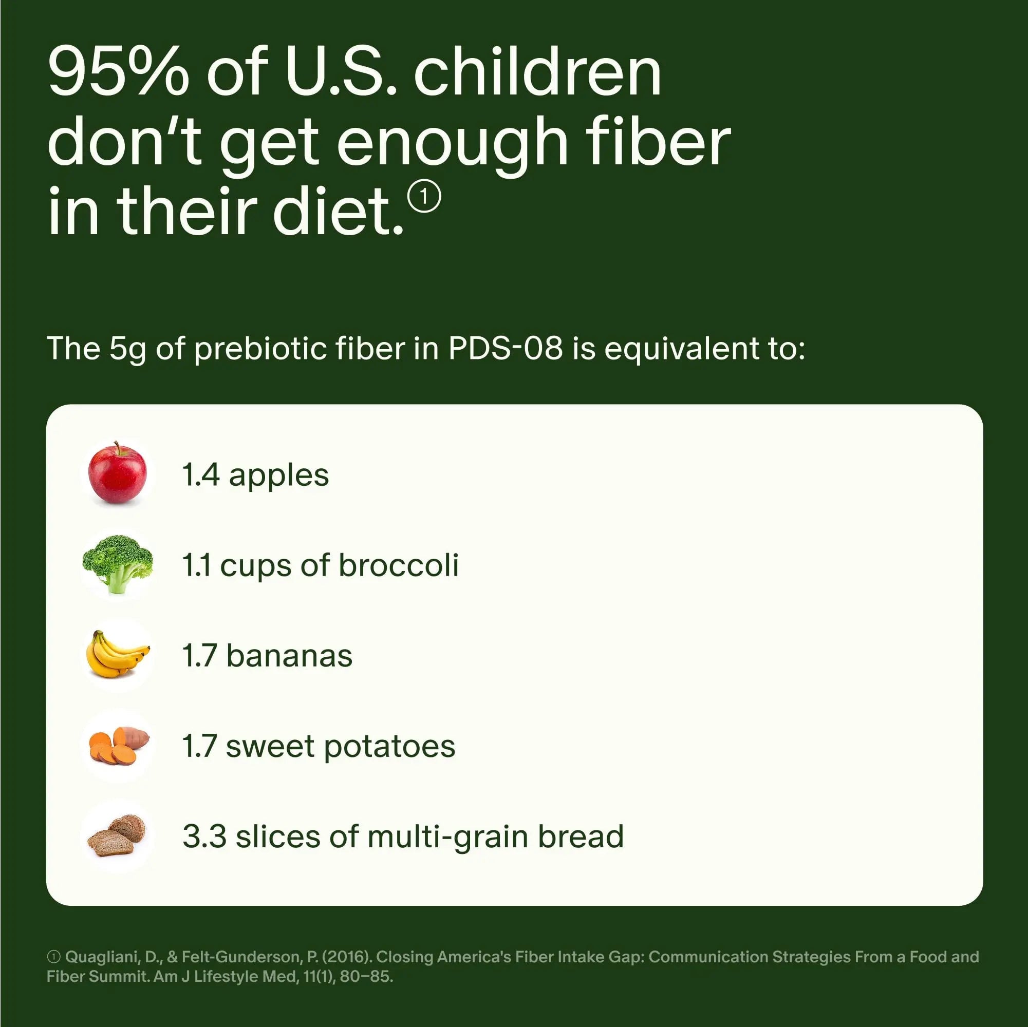 Seed PDS-08 Pediatric Daily Synbiotic - Fiber-Based Prebiotic & Probiotic for Kids - Digestive Health, Regularity, Constipation Relief - Ages 3-17 - Vegan and Shelf-Stable - 30 Sachets (30-Day Supply) - TrustMedUSA