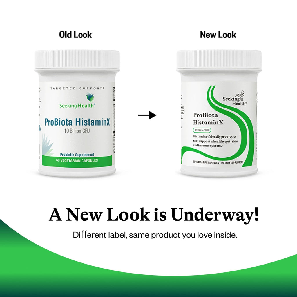 Seeking Health ProBiota HistaminX - Digestion Supplement for Gut Health Support - Support Histamine with Lactobacillus Plantarum & Lactobacillus Salivarius - TrustMedUSA