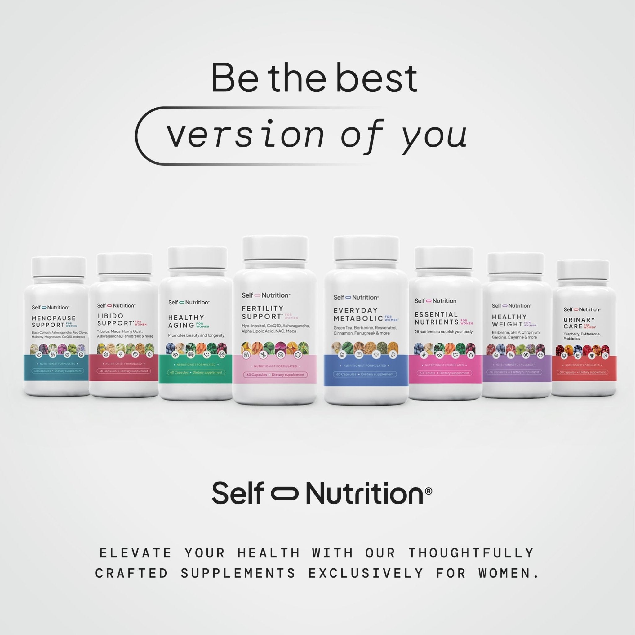 SELF NUTRITION NAD+ Resveratrol Supplement for Women – Healthy Aging Formula with CoQ10, Biotin, Turmeric & Vitamins A, C, E – Supports Energy, Skin & Longevity – 60 Capsules. Made in USA. - Maple Wellness Supplements