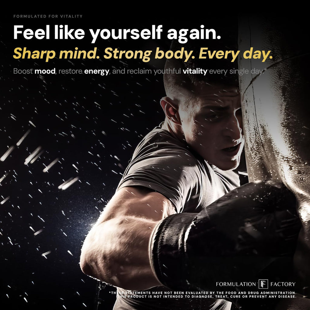 Self Obsessed Masculine Vitality & Testosterone Support - 10-in-1 Complex with Shilajit, Tongkat Ali, & Fadogia Agrestis - 120 Capsules, 2 Month Supply (120 Count (Pack of 1), Self Obsessed) - TrustMedUSA