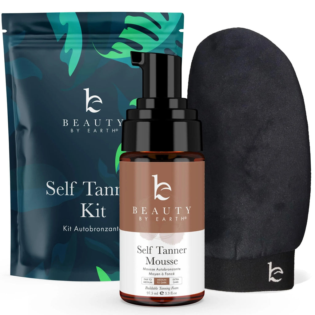 Self Tanner Tanning Mousse Kit - USA Made with Natural & Organic Ingredients - TrustMedUSA