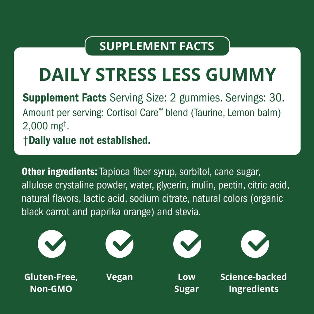 Semaine Stress Less Gummy with Cortisol Care™ 60 Count – Daily Support for Stress, Mood & Sleep - TrustMedUSA