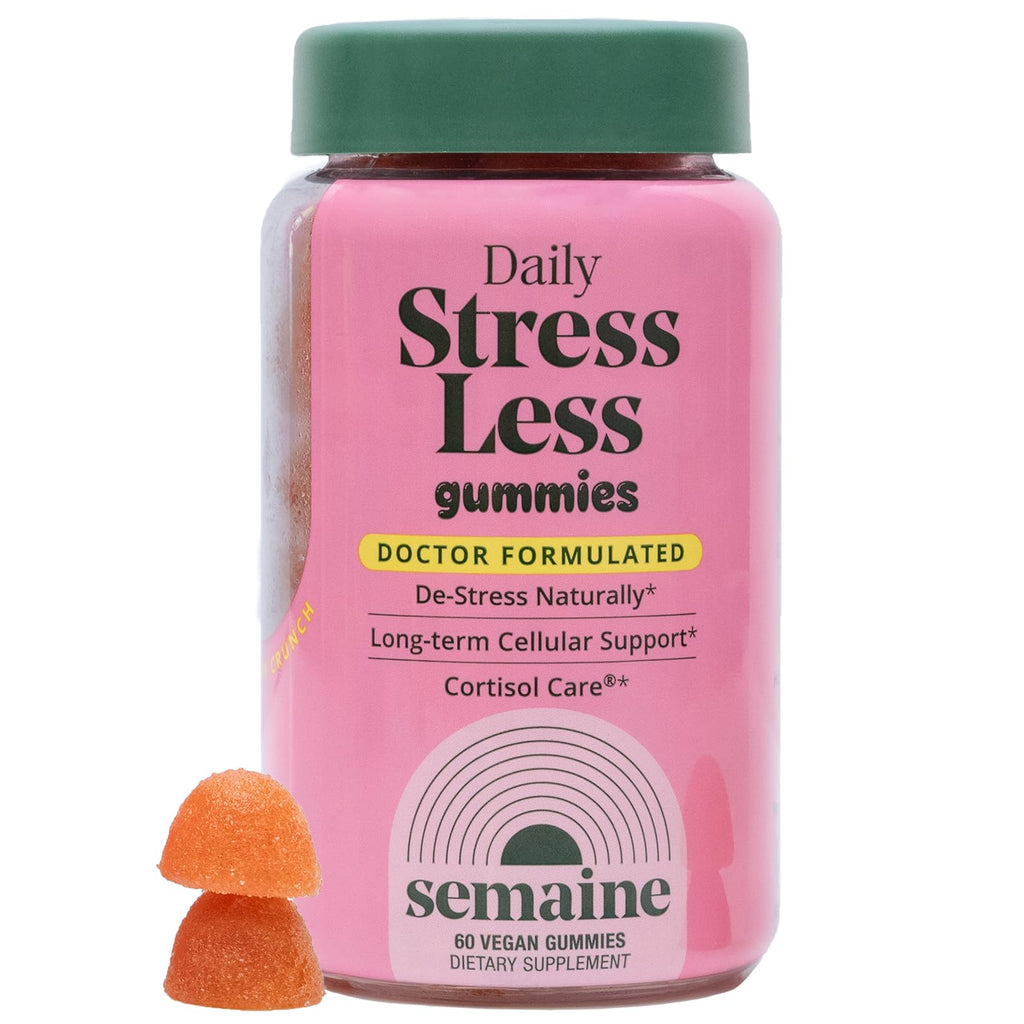 Semaine Stress Less Gummy with Cortisol Care™ 60 Count – Daily Support for Stress, Mood & Sleep - TrustMedUSA
