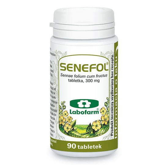 Senefol 300 mg tablets, laxative, N90 - Sennae folium cum fructu 300mg - TrustMedUSA