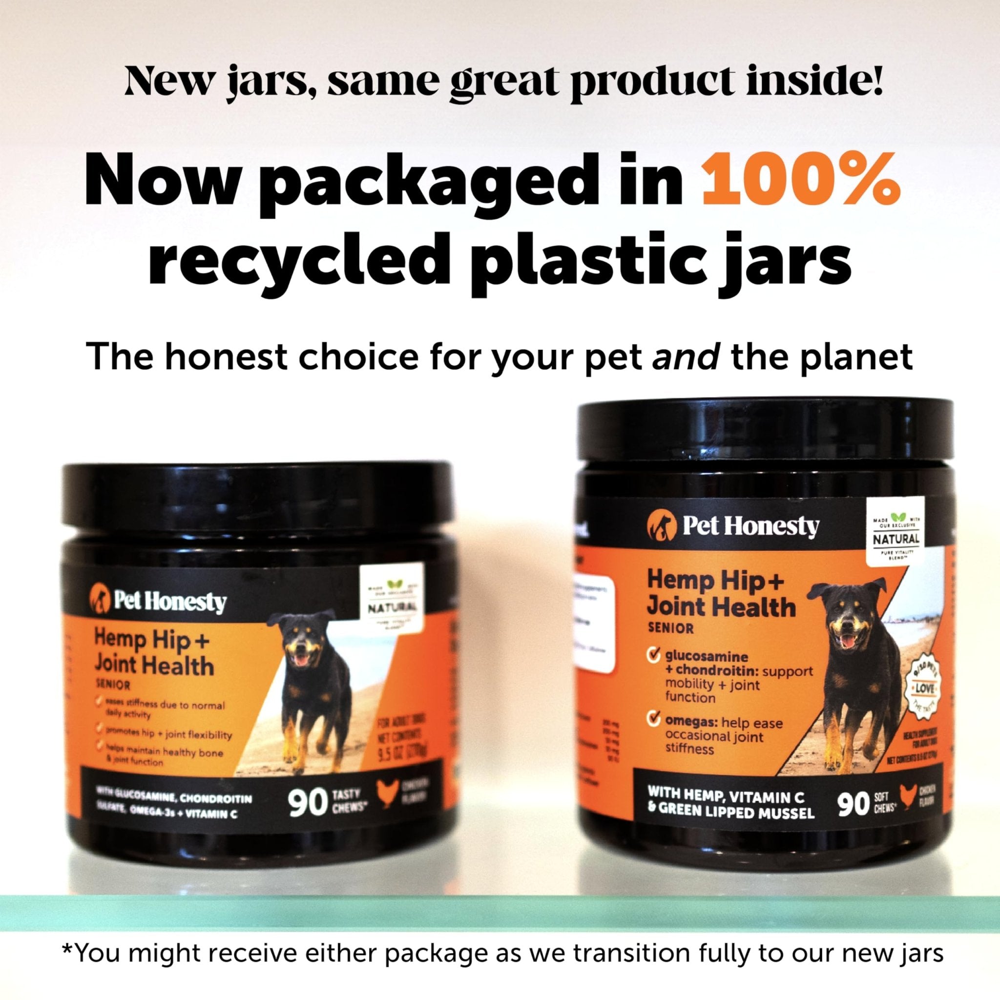 Senior Hemp Hip and Joint Supplement for Dogs - Glucosamine Chondroitin, MSM & Green Lipped Mussel - Relief for Joint Stiffness, Advanced Strength Mobility Support for Senior Dogs (Chicken, 90 Ct) - TrustMedUSA