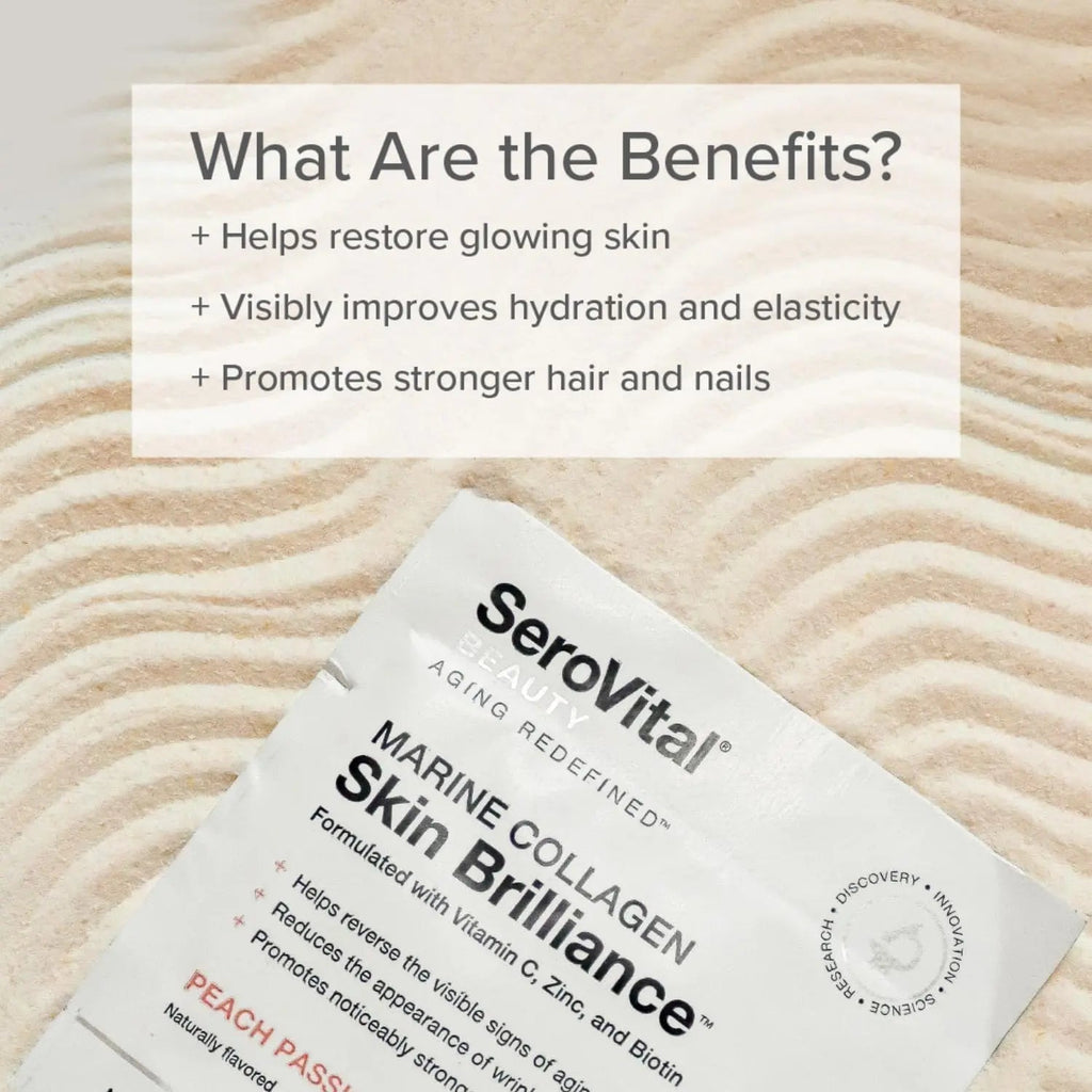 Serovital Skin Brilliance Marine Collagen – Hydrolyzed Marine Collagen Peptides - TrustMedUSA