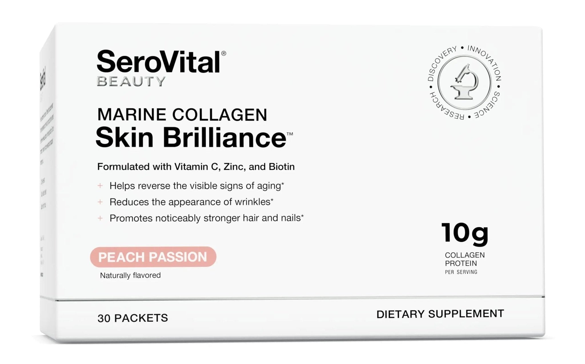 Serovital Skin Brilliance Marine Collagen – Hydrolyzed Marine Collagen Peptides - TrustMedUSA