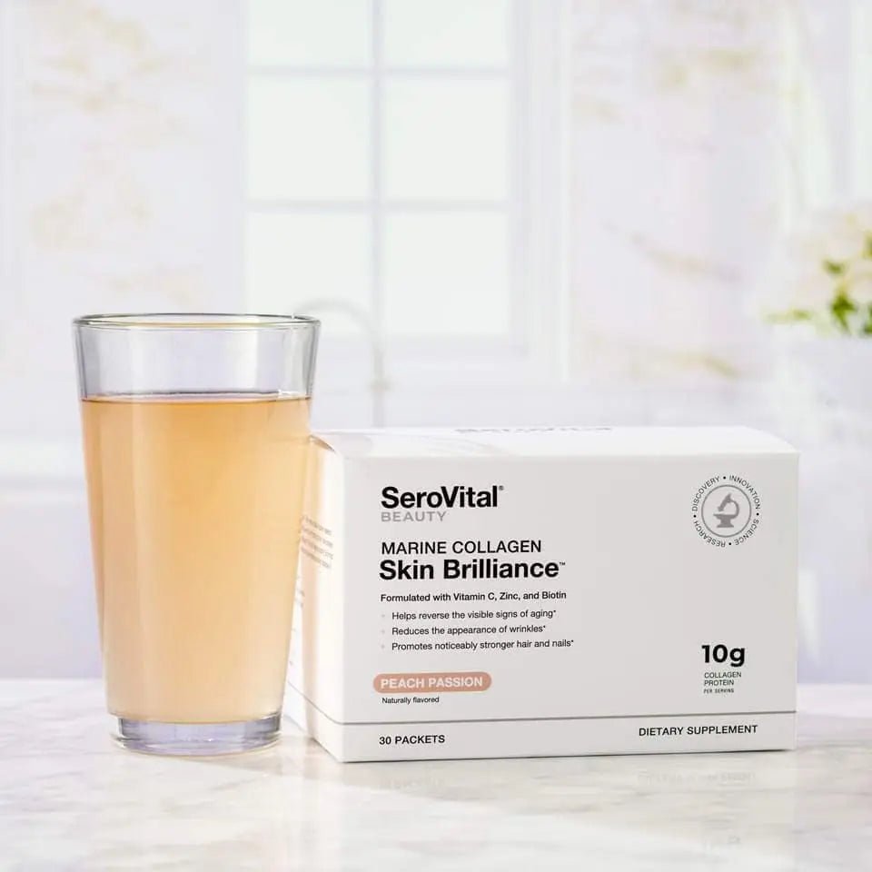 Serovital Skin Brilliance Marine Collagen – Hydrolyzed Marine Collagen Peptides - TrustMedUSA
