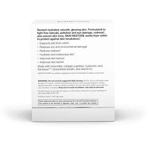 SeroVital Skin Restore, Healthy Skin Supplement with Ceramides and Hyaluronic Acid - TrustMedUSA
