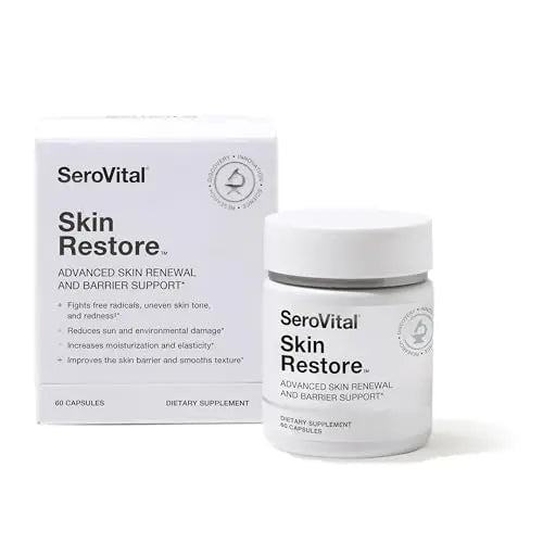 SeroVital Skin Restore, Healthy Skin Supplement with Ceramides and Hyaluronic Acid - TrustMedUSA
