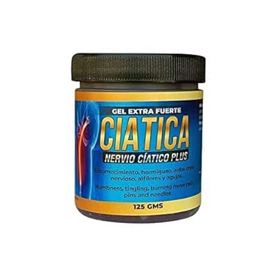 Set con Suplemento Ciatico Tratamiento Nervio Plus 60 Capsulas + Gel Extra Fuerte Ciatica 250 grs. Natural de Mexico/Entumecimiento, Hormigueo, Ardor, Dolor Nervioso, Alfileres o Agujas. (2) - TrustMedUSA