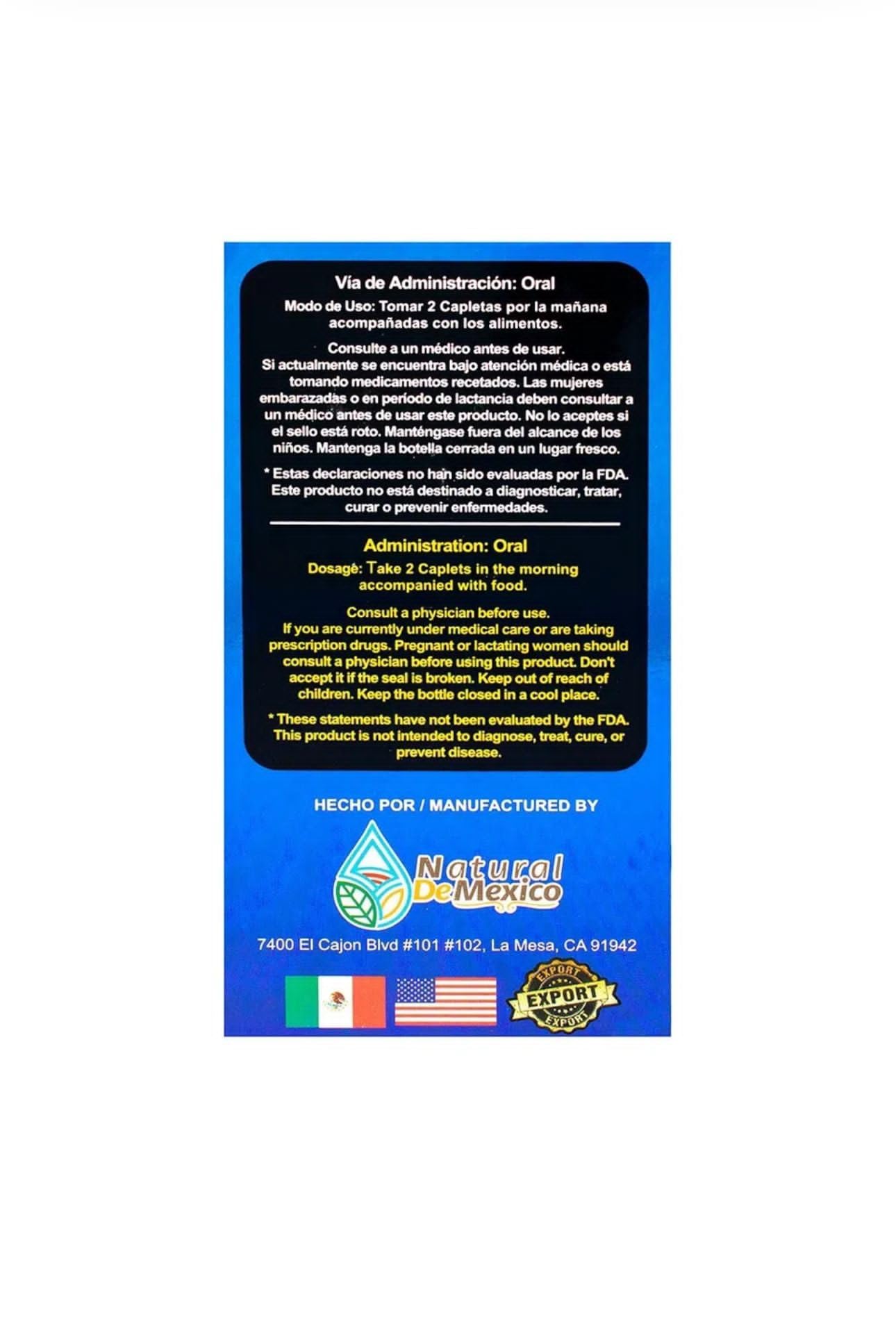 Set con Suplemento Ciatico Tratamiento Nervio Plus 60 Capsulas + Gel Extra Fuerte Ciatica 250 grs. Natural de Mexico/Entumecimiento, Hormigueo, Ardor, Dolor Nervioso, Alfileres o Agujas. (2) - TrustMedUSA