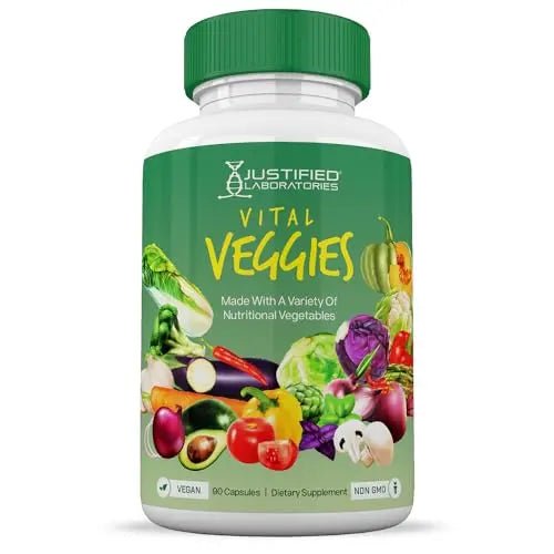 (Set of 2) Vital Fruits and Veggies Supplement Red & Green Superfoods Whole Food - TrustMedUSA