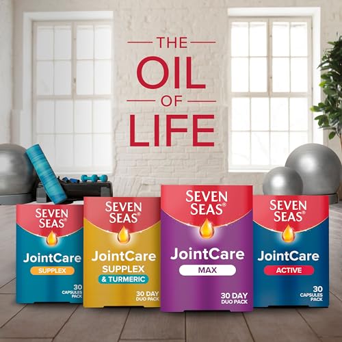 Seven Seas JointCare Max, With High-Strength Glucosamine plus Omega-3, Collagen - Maple Wellness Supplements