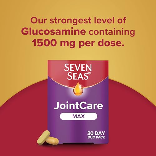 Seven Seas JointCare Max, With High-Strength Glucosamine plus Omega-3, Collagen - Maple Wellness Supplements