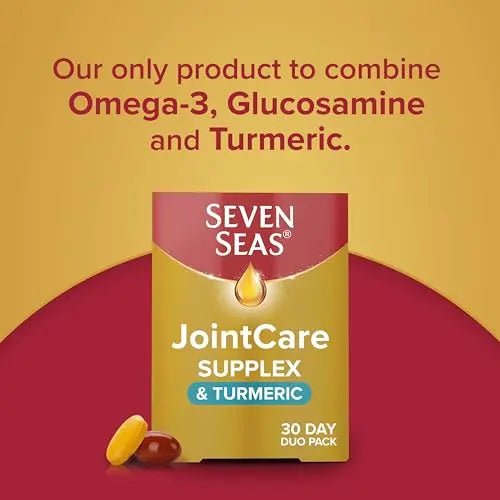 Seven Seas JointCare Supplex & Turmeric, With Glucosamine, Omega-3, Vitamins C and D - TrustMedUSA