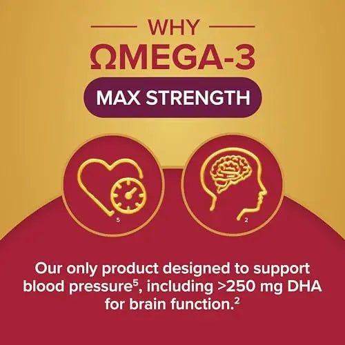 Seven Seas Omega-3 Fish Oil, Max Strength, Omega 3 + Vitamin D For Whole Body Health - TrustMedUSA
